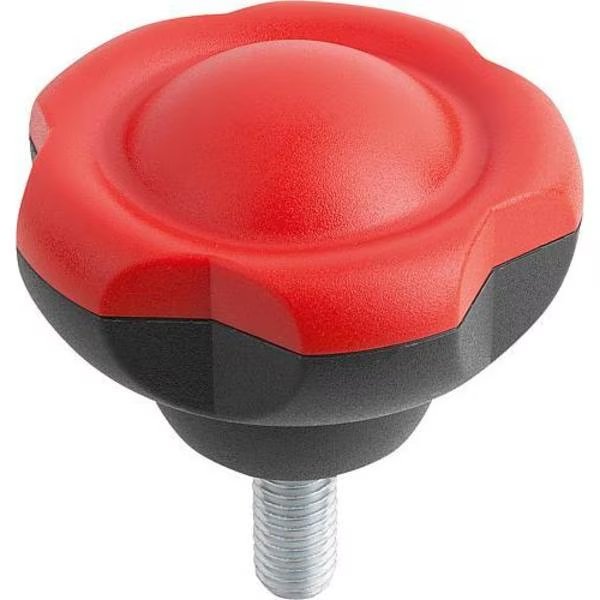Five Lobe Grips, external thread, inch, Kipp, Mfr#: K0255.63A56X30